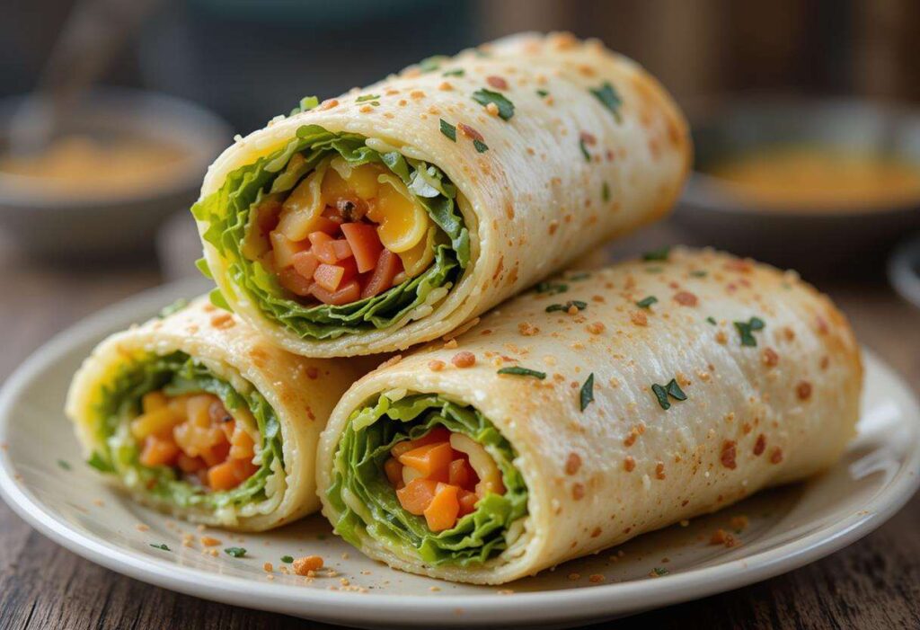 veggie chicken rolls 2