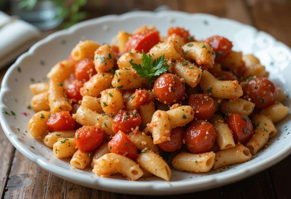 Macaroni and tomato 2