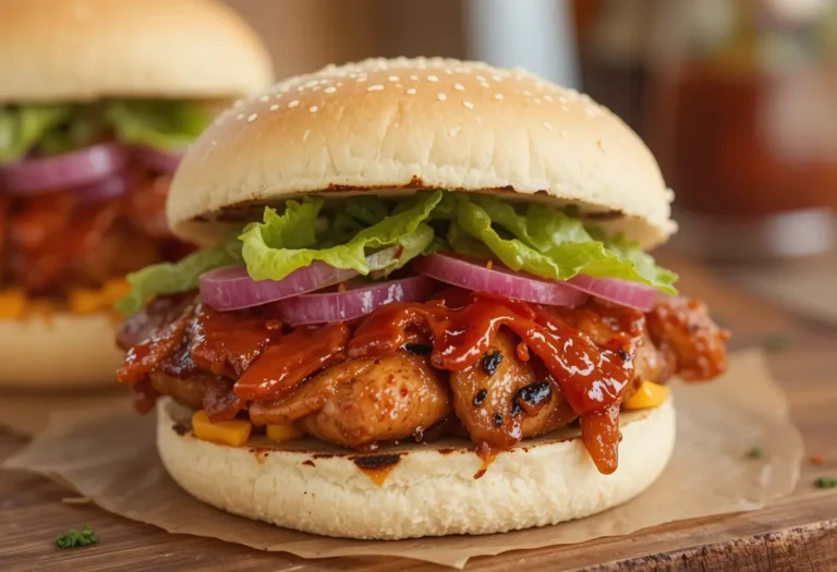 BBq chicken sandwich