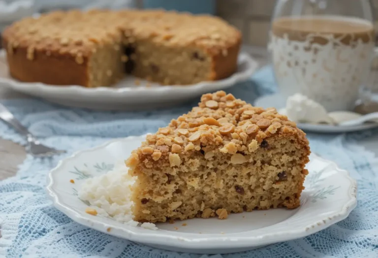 Coffee Cake with Oatmeal Streusel