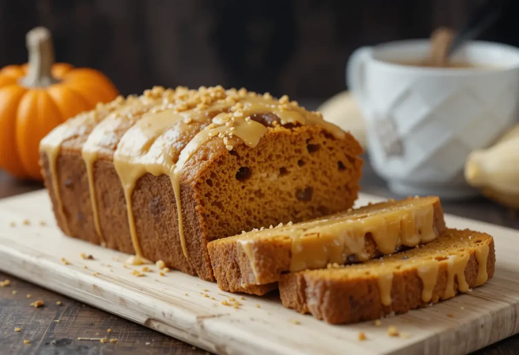 pumpkin banana loaf