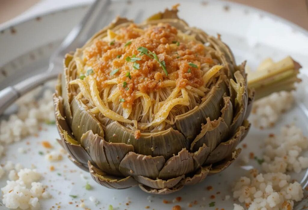 Stuffed artichoke 2