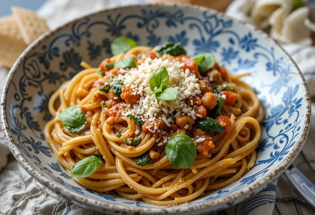 spinache tomato pasta