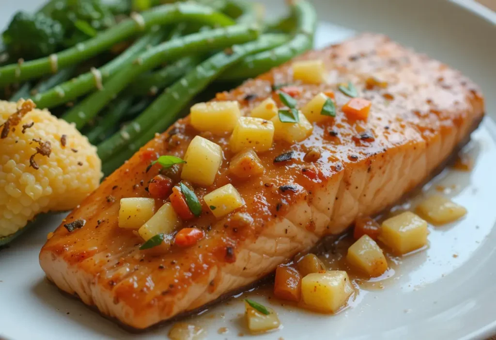 Pineapple Chili Salmon